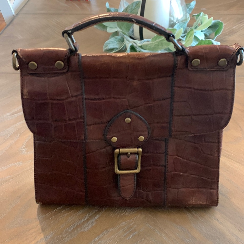 Leather Fossil Bag